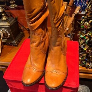 BCBGeneration Tan Heeled Boots